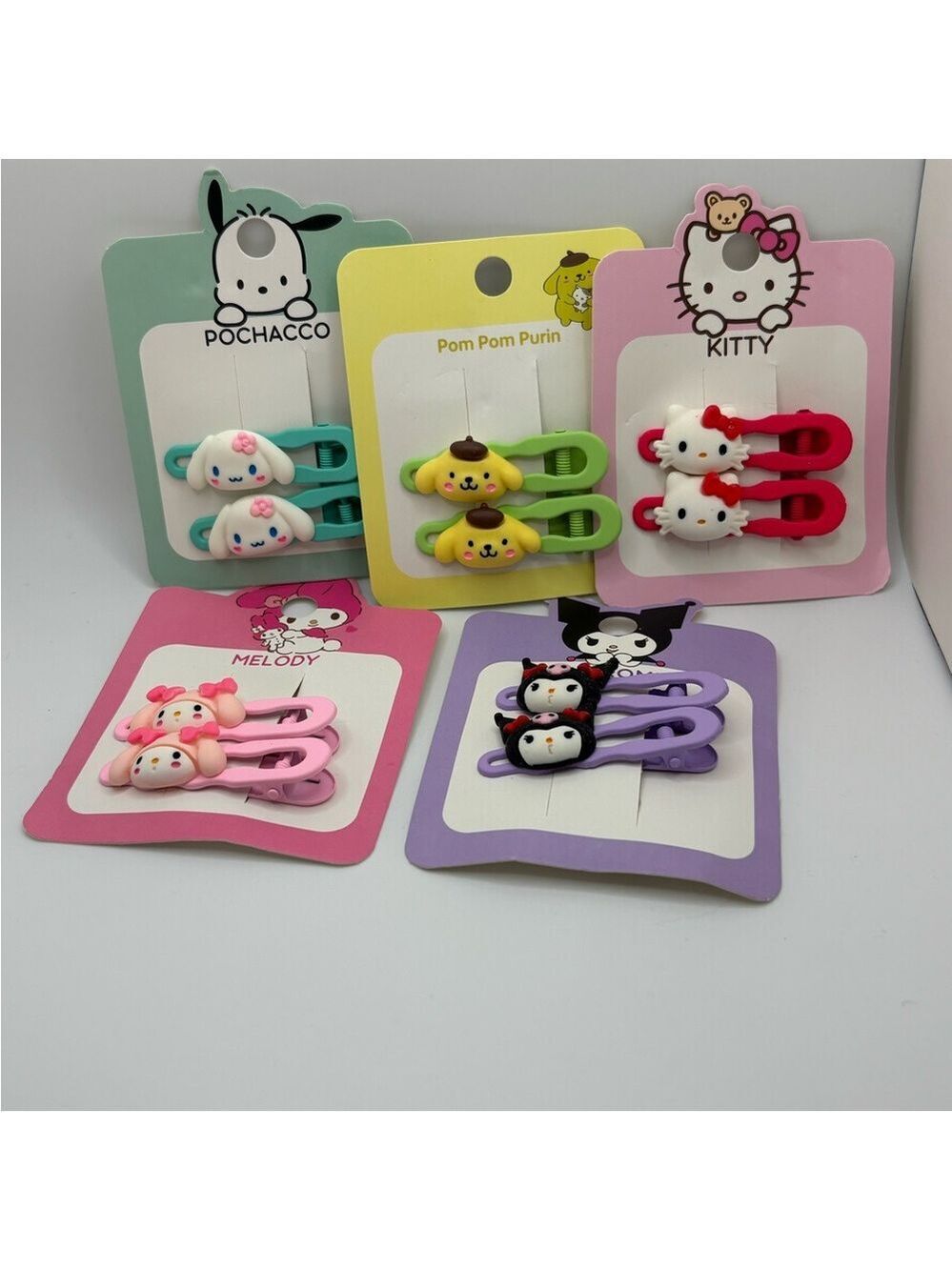 Hello Kitty and Friends Hair Clip Collection - 5 packs